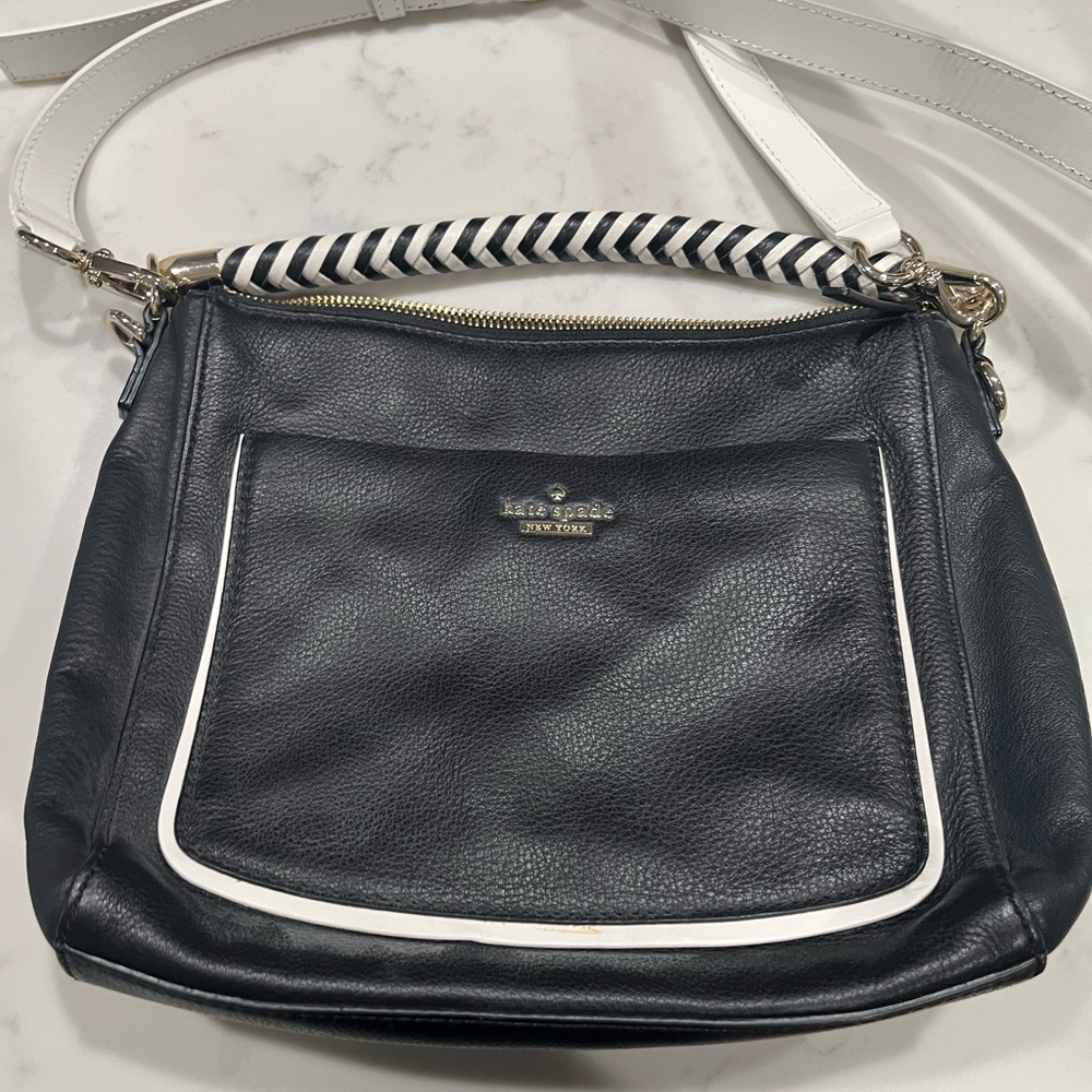Kate Spade Black and White Shoulder Bag